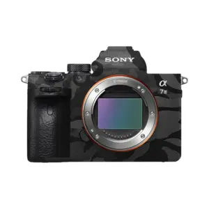 transbite - Sony A7 III, A7 RIII Skins - Black Camo